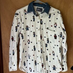 Teddy Bear Button Down